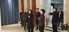 1月末，两地领导赴浙江九游会俱乐部视察工作